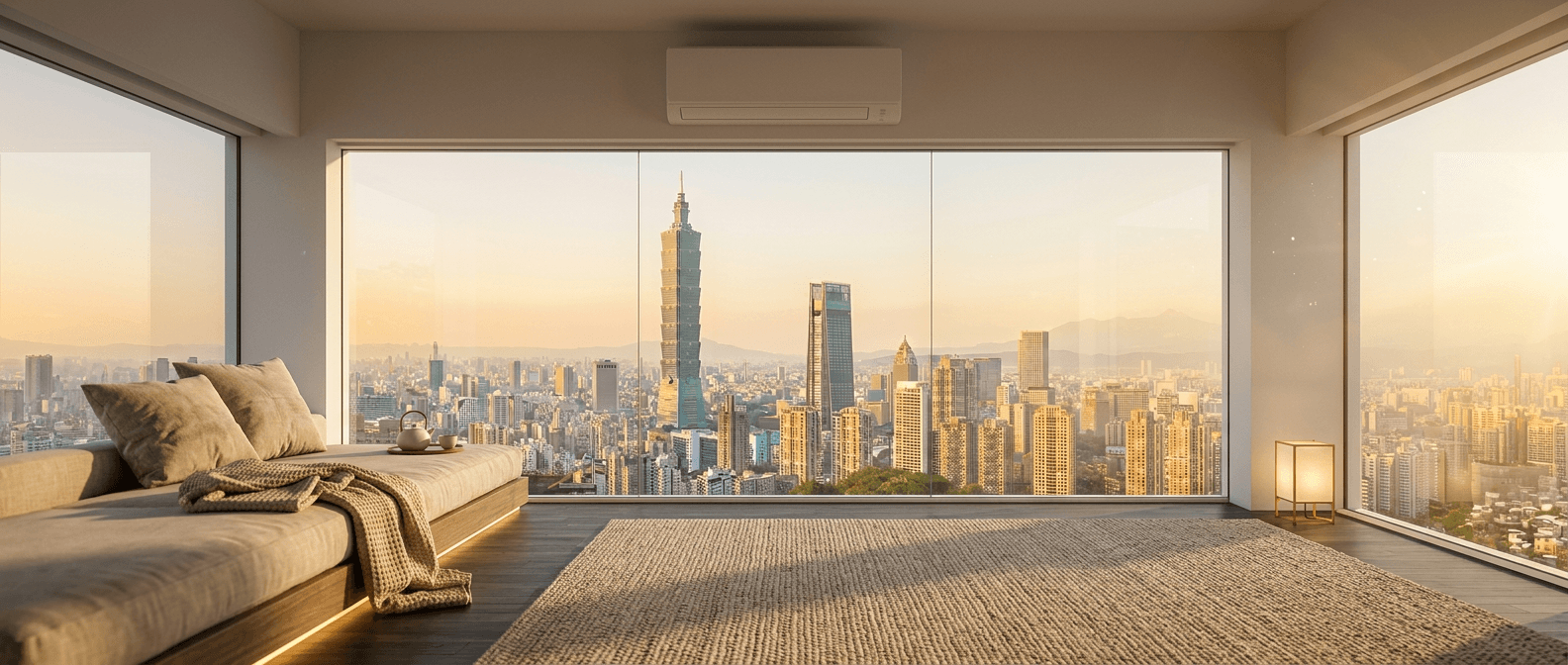 洗刷刷冷氣清洗達人團隊進行台北專業冷氣清洗服務現場作業
